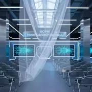 Аренда Ткань фатин белый 1 м в комплексе Sea Galaxy — ART SPACE