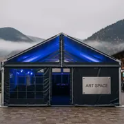 Аренда Шатер двухскатный 10х10 в Гранд Отель Поляна — ART SPACE
