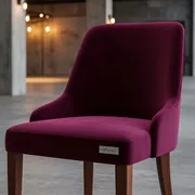 Аренда Стул полубарный Mint велюр Verona красное дерево в отеле Hyatt Regency Sochi — ART SPACE