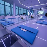 Аренда Куверт на 2 прибора журавинка гладь васильковый в Radisson Collection Paradise — ART SPACE
