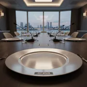 Аренда Тарелка подстановочная перламутровая КАМЕО на теплоходе «Дагомыс» — ART SPACE
