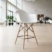 Аренда Кресло барное белое Eames DAW в конгресс-холле отеля Жемчужина — ART SPACE