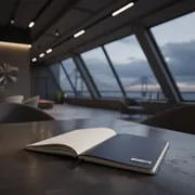 Аренда Блокнот Shall Round синий в Bridge Resort — ART SPACE