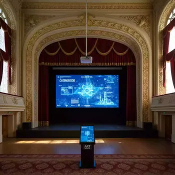 Аренда Экран для проектора с электроприводом Lumien Master Large Control LMLC 100106 16 10 441x284 MW в Зимнем театре — ART SPACE