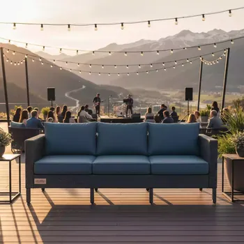 Аренда Диван 3 местный Ланта ROTANG LUX в Green Flow Hotel — ART SPACE