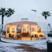 Аренда Шатер купольный 10х10 м в отеле Radisson Lazurnaya — ART SPACE