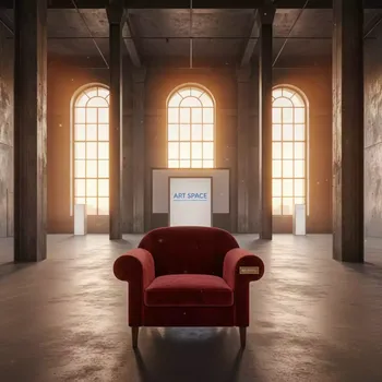 Аренда Кресло Orion красный вельвет в Зале органной и камерной музыки — ART SPACE
