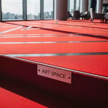 Аренда Ковролин красный 10 м² в ресторане «Магеллан» — ART SPACE