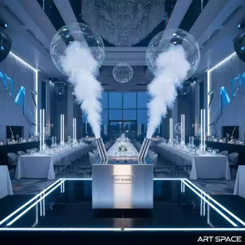 Аренда Машина мыльных пузырей с дымом Multi Fog Bubble Machine в Сочи Парк Отеле — ART SPACE