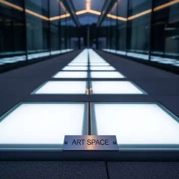 Аренда Плитка тротуарная светящаяся квадрат White 20х20 см на Сочи Автодроме — ART SPACE