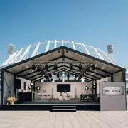 Аренда Шатер двускатный в Адлере на арене «Фишт» — ART SPACE
