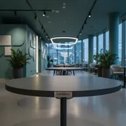 Аренда Стол круглый графит в ресторане «Voda» — ART SPACE