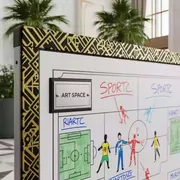 Аренда Система маркерная рельсовая Алма серии Базис 4000х1200 мм в Rodina Grand Hotel & SPA — ART SPACE