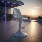 Аренда Барный стул Morbido White в Bridge Resort — ART SPACE