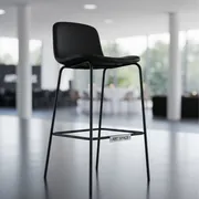 Аренда Стул барный черный из экокожи Lem в Сочи Парк Отеле — ART SPACE