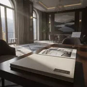Аренда Картонная обложка для переплета кожа A3 250 г м² слоновая кость Fellowes Delta в Golden Tulip Rosa Khutor — ART SPACE