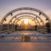 Аренда Крыша арочная Prolyte Arc в ресторане «Магадан» — ART SPACE