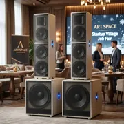 Аренда комплекта акустики из 2 сабвуферов и 2 сателлитов в Сочи