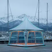 Аренда Шатер пагода 4х4 м на парусной регате (Сочи) — ART SPACE