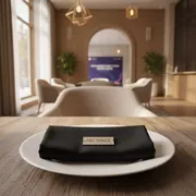 Аренда Салфетка чёрная атласная 40х40 см в Radisson Hotel Rosa Khutor — ART SPACE
