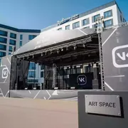 Аренда Сцена с крышей 8х6 м для выступлений в отеле Radisson Lazurnaya — ART SPACE
