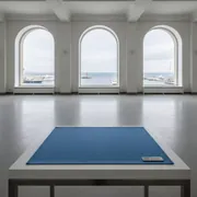 Аренда Плейсмат габардин синий на территории Морпорта Сочи — ART SPACE