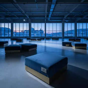 Аренда Пуфы мягкие для конференции на территории Морпорта Сочи — ART SPACE