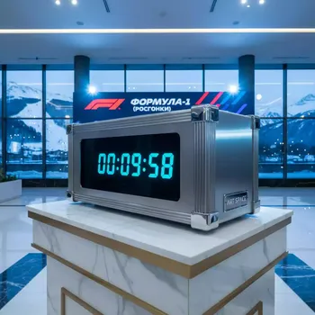 Аренда Таймер CountDown Touch Англия в Radisson Hotel Rosa Khutor — ART SPACE