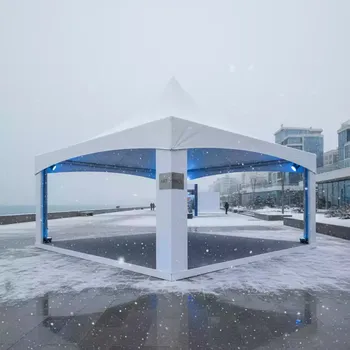 Аренда Тентовая конструкция Kite White 6х6 м на Имеретинской набережной — ART SPACE