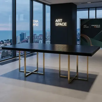 Аренда банкетного стола Gold & Black в Сочи | ART SPACE