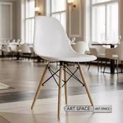 Аренда Кресло барное Eames DAW белое в ресторане «Voda» — ART SPACE