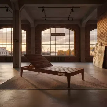 Аренда Шезлонг деревянный Noemi Sunbed в зале «Чайка» (Морпорт) — ART SPACE