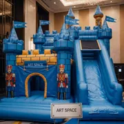Аренда Батут с горкой Солдаты в отеле «Звездный» — ART SPACE