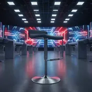 Аренда Стул неваляшка барный Нильс Эрик из экокожи в Red Arena — ART SPACE