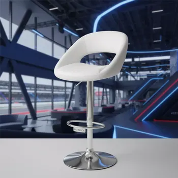 Аренда Барный стул белый Button White в Karat Resort — ART SPACE