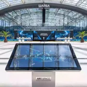 Аренда Киоск уличный интерактивный Street Glass Premium 55 фасадное стекло в ледовой арене «Шайба» — ART SPACE