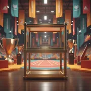 Аренда Этажерка 3 ярусная Gold в Bridge Resort — ART SPACE