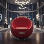 Аренда Кресло букле красное Кэнди в Pullman Sochi Centre — ART SPACE