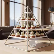 Аренда Этажерка Пирамида для фуршета 48 ложек 50х40х40 см в Rixos Krasnaya Polyana — ART SPACE