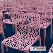 Аренда Стул пластиковый Zebra Bicolore в Сириус Арене — ART SPACE