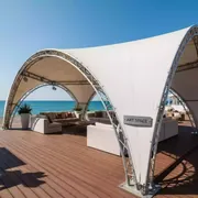 Аренда Шатер арочный Arch Hexa Long RT 241 8х4х1 м на пляже «Маяк» — ART SPACE