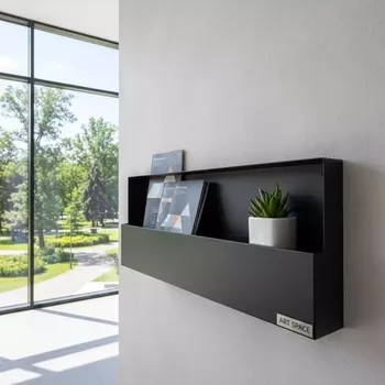 Аренда Полка металлическая черная ElectricLight HANNA 495х120 мм в парке «Ривьера» — ART SPACE