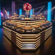 Аренда Система фуршетная Zieher Skyline комплект Gold в Сириус Арене — ART SPACE