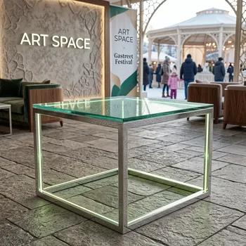 Аренда журнального стола Silver Glass в Сочи