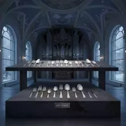 Аренда Столовые приборы серебро в Зале органной и камерной музыки — ART SPACE