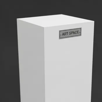 Аренда Тумба белая прямоугольная на пляже «Маяк» — ART SPACE