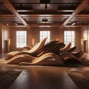 Аренда Фон Фраппучино Волна в Cosmos Sochi Hotel — ART SPACE