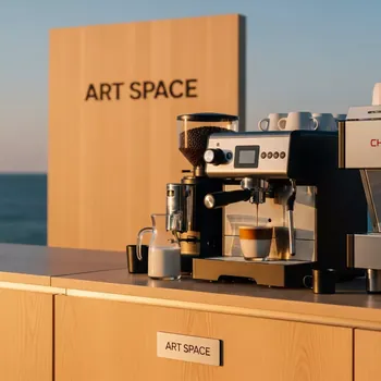 Аренда Кофемашина Merol с функцией капучино и латте на пляже «Мандарин» — ART SPACE