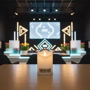 Аренда Свеча LED Адажио белая малая в комплексе «Дагомыс» — ART SPACE