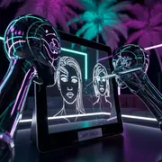 Аренда Головы рисующие в пляжном клубе Del Mar — ART SPACE